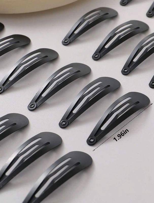 Barrettes Hair Clip - Black