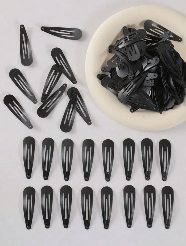 Barrettes Hair Clip - Black
