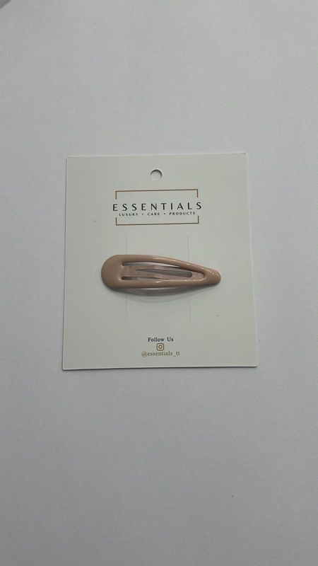 Barrettes Hair Clip - Nude