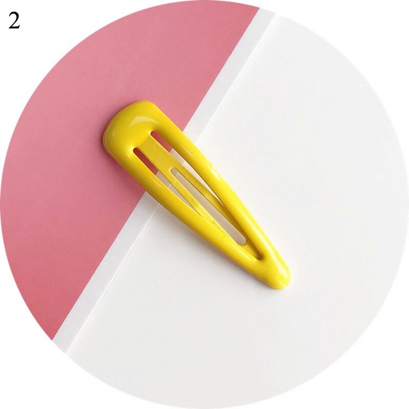 Barrettes Hair Clip - Yellow