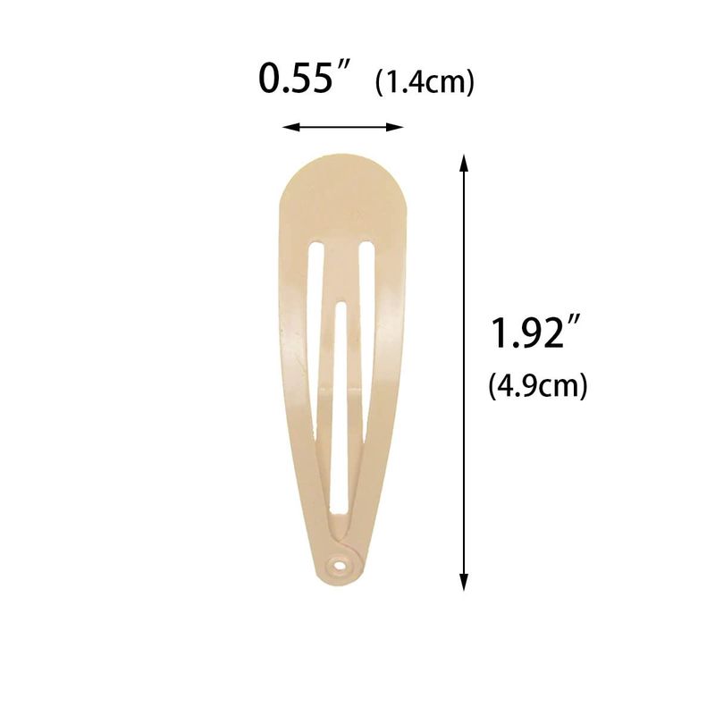 Barrettes Hair Clip - Nude