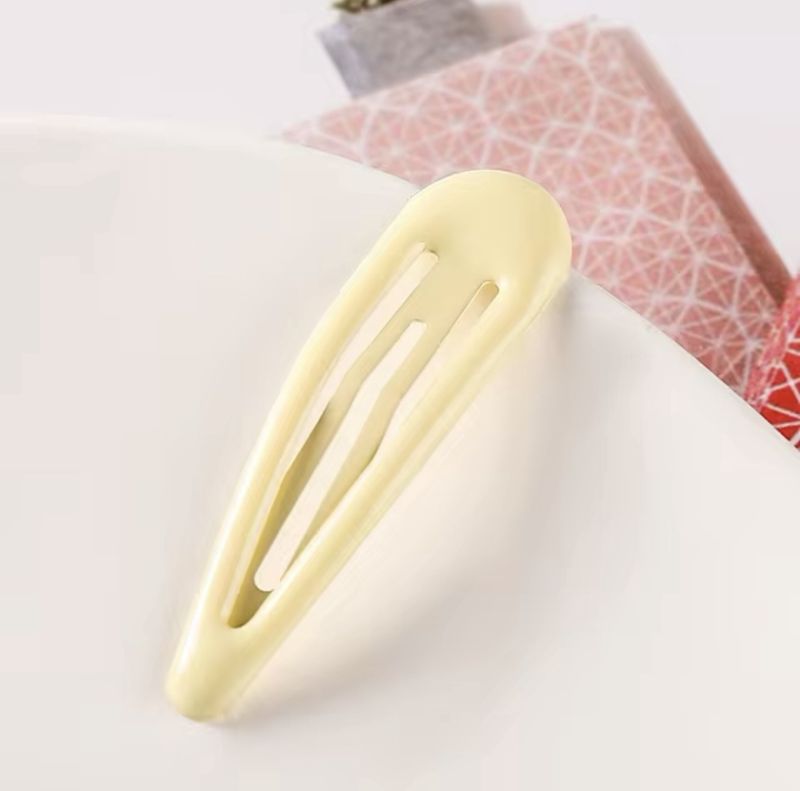 Barrettes Hair Clip - Cream