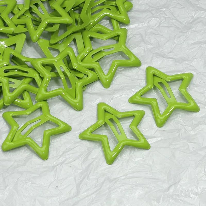 Barrette Star Hair Clip - Mint
