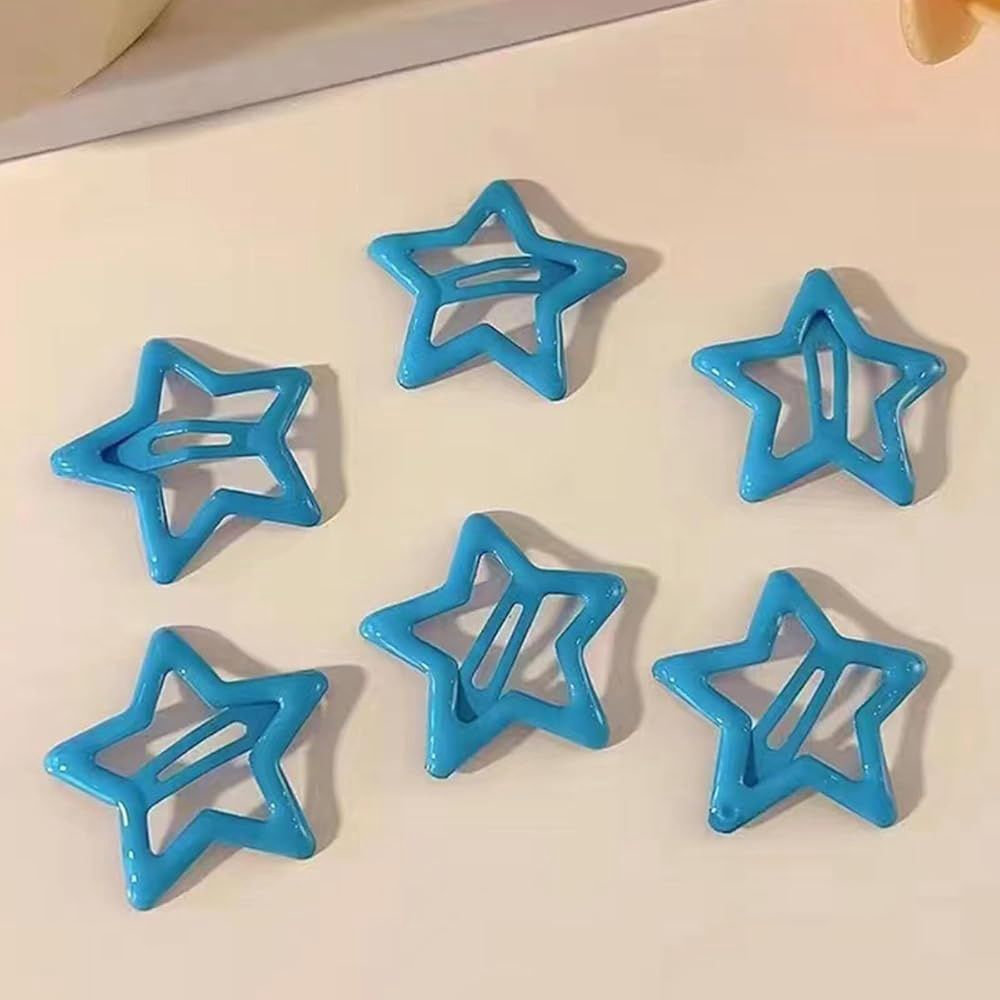 Barrette Star Hair Clip - Sky Blue