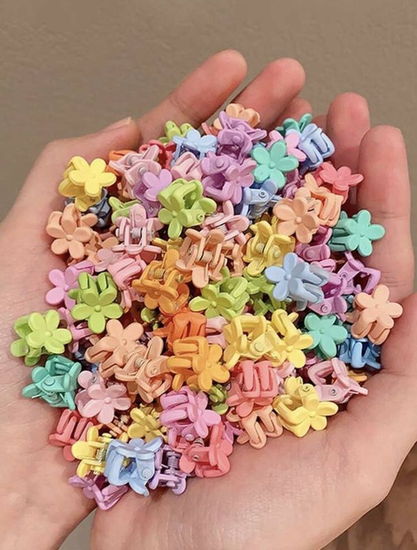 Candy Color Flower Hair Clip