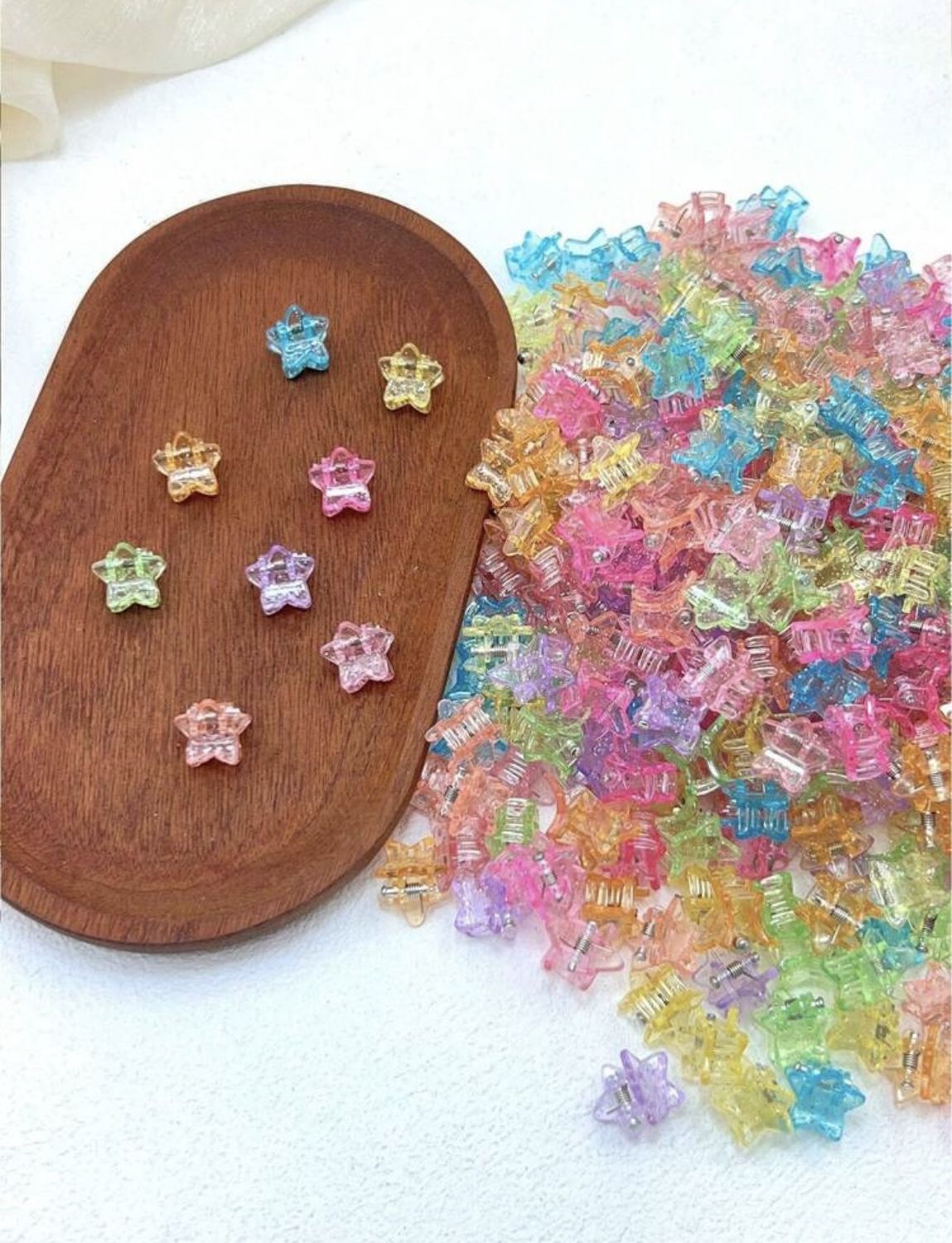 Transparent Star Hair Clip