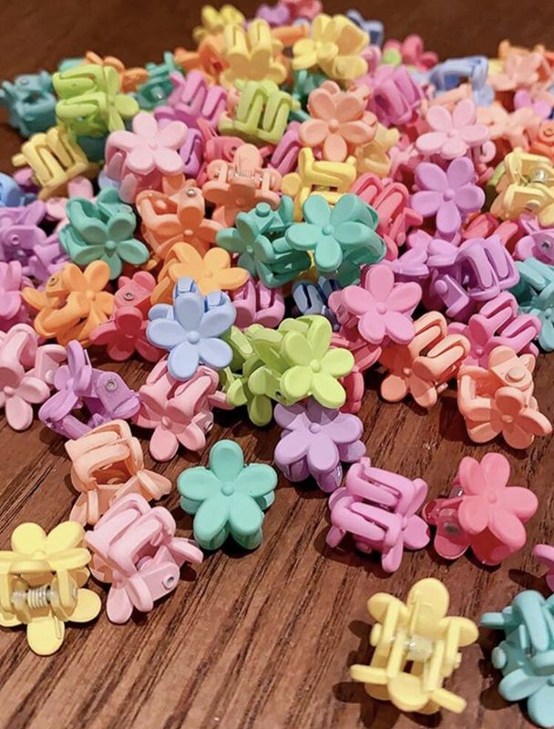 Candy Color Flower Hair Clip