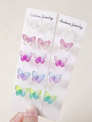 Transparent Butterfly Hair Clip