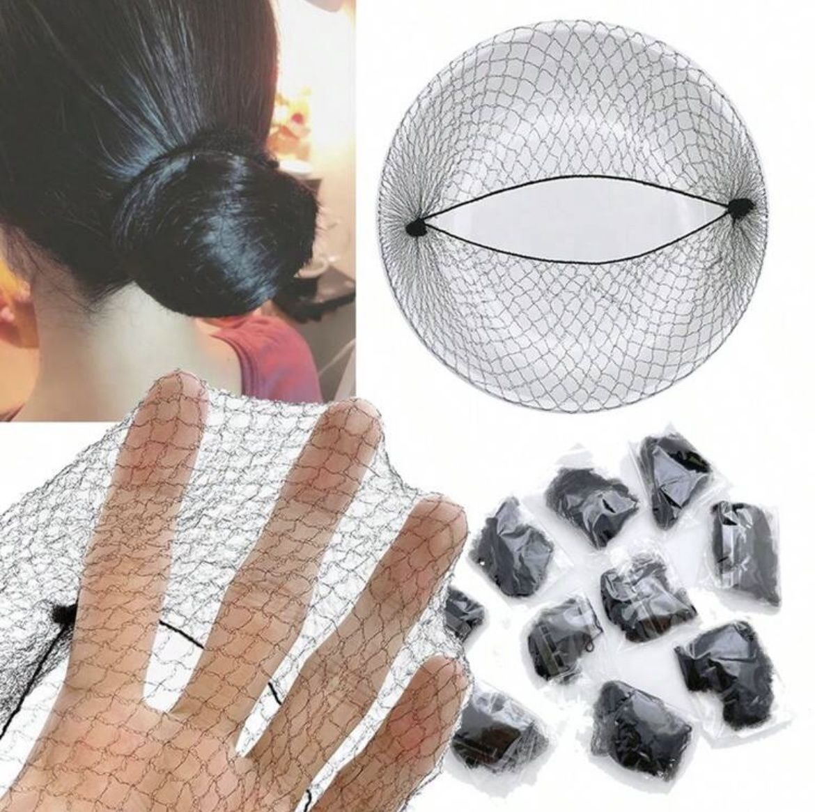 Hair Net (Food Grade) - Black 30cm