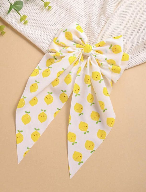 Cute Bow Hair Clip (Lemon)