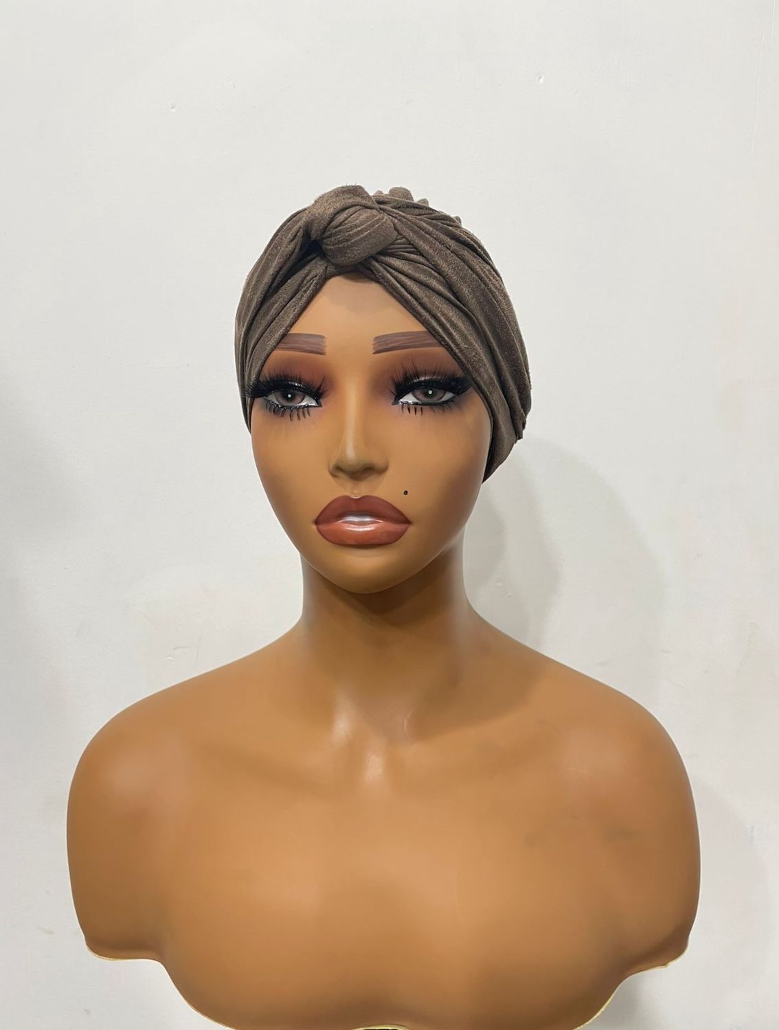 Turban Wrap - Dark Brown