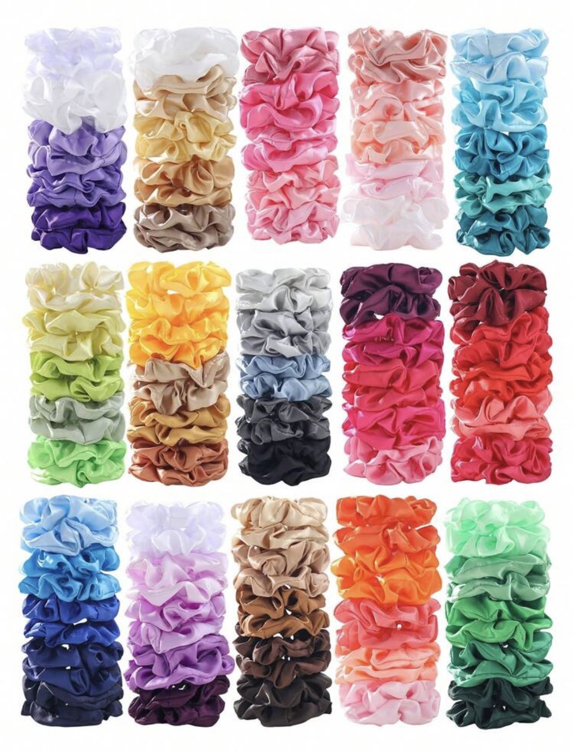 Scrunchie - Satin Mixed