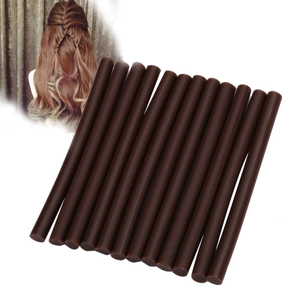 Italian Keratin Glue Stick (12pcs) - Dark Brown