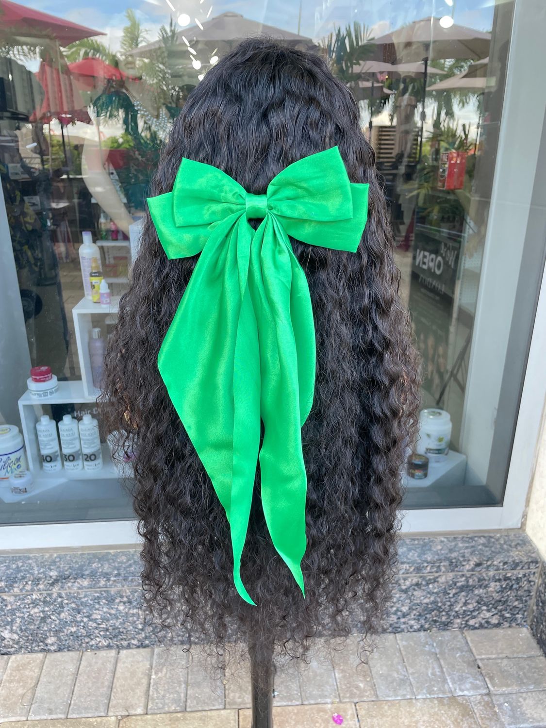 Satin Bow - Shamrock