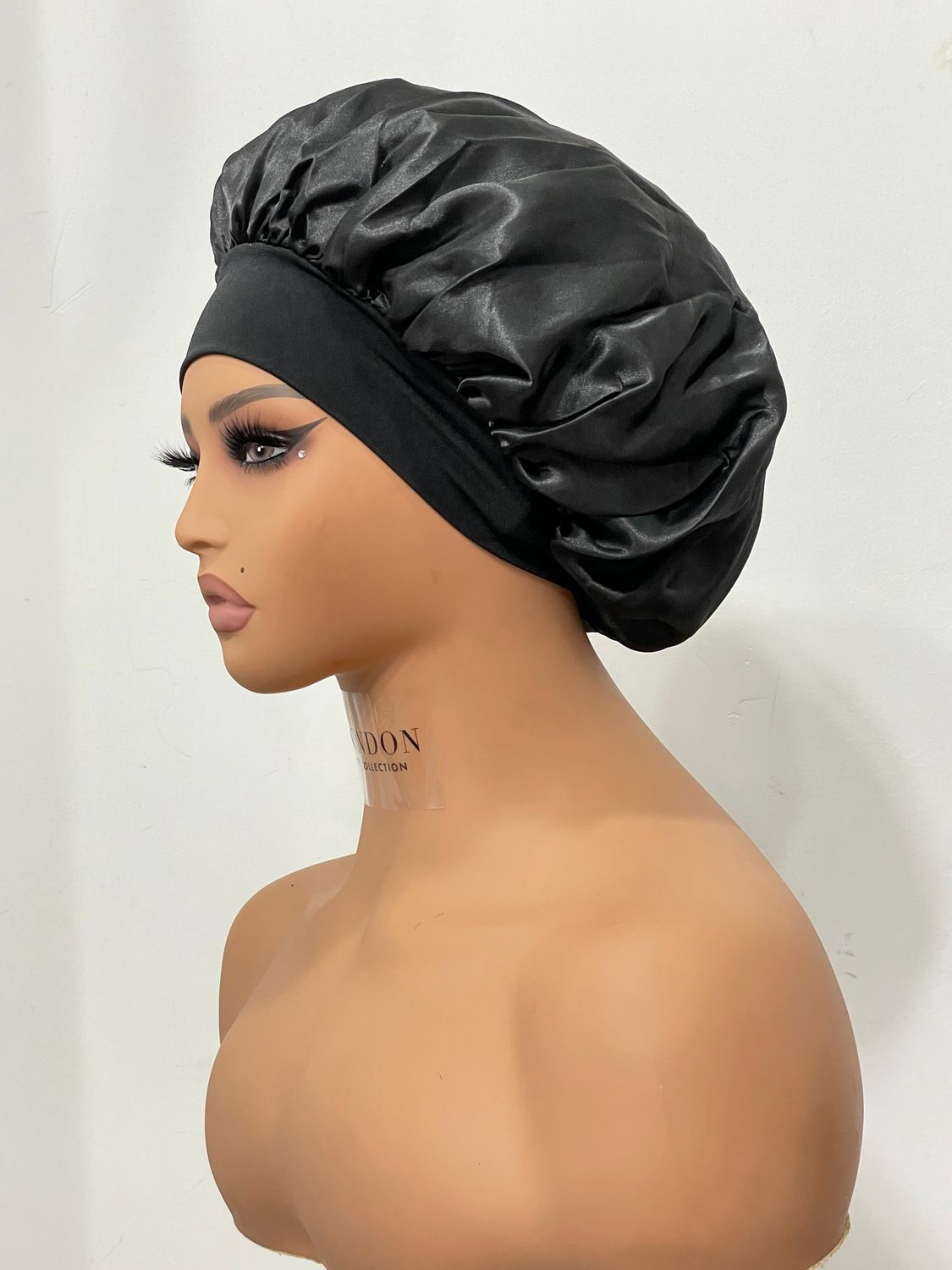Satin Bonnet - Black