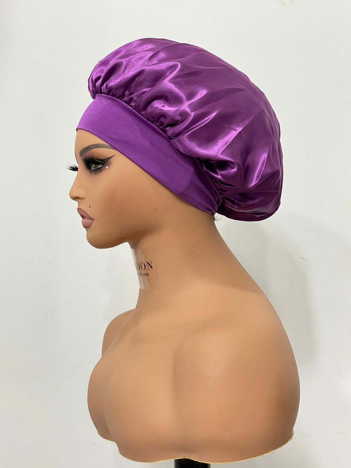 Satin Bonnet - Purple