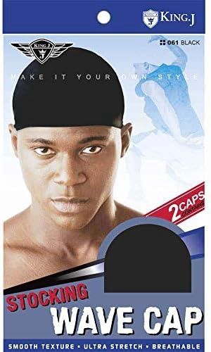 King J - Stocking Wave Cap (2pcs)