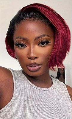 Pixie Wig - Straight 1B/BUG (Lace)