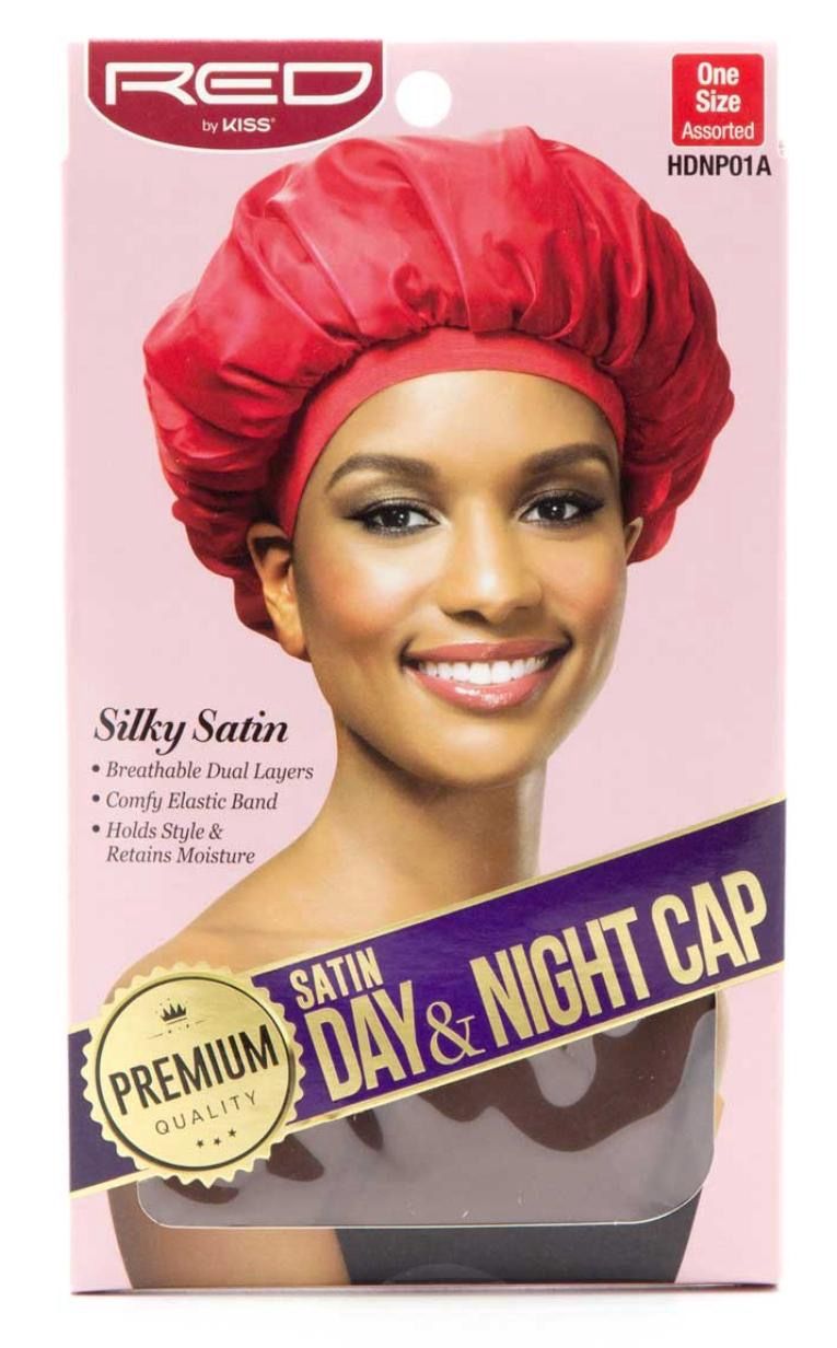 Satin Day/Night Cap - Pink