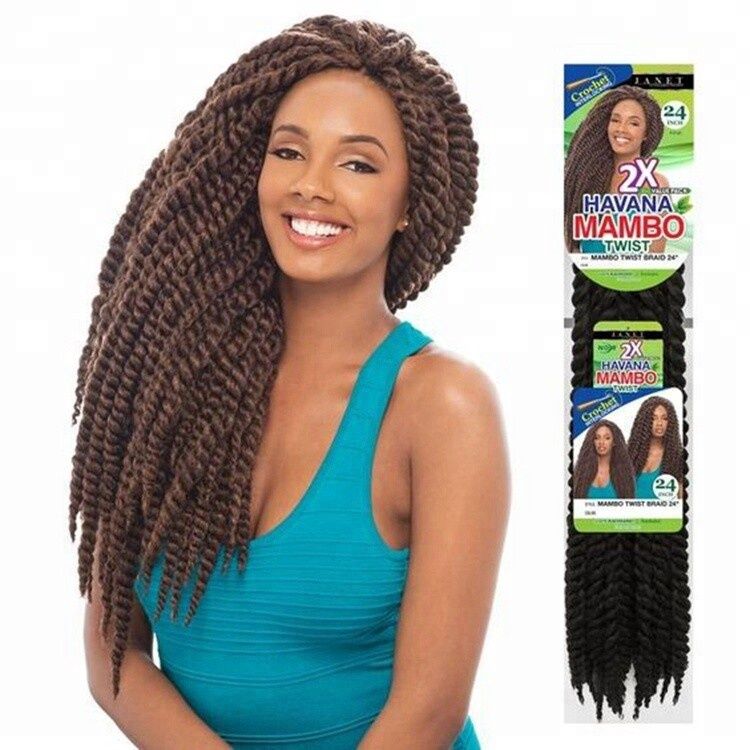 Janet - Havana Mambo Twist 2X Braid 24&quot; - Red