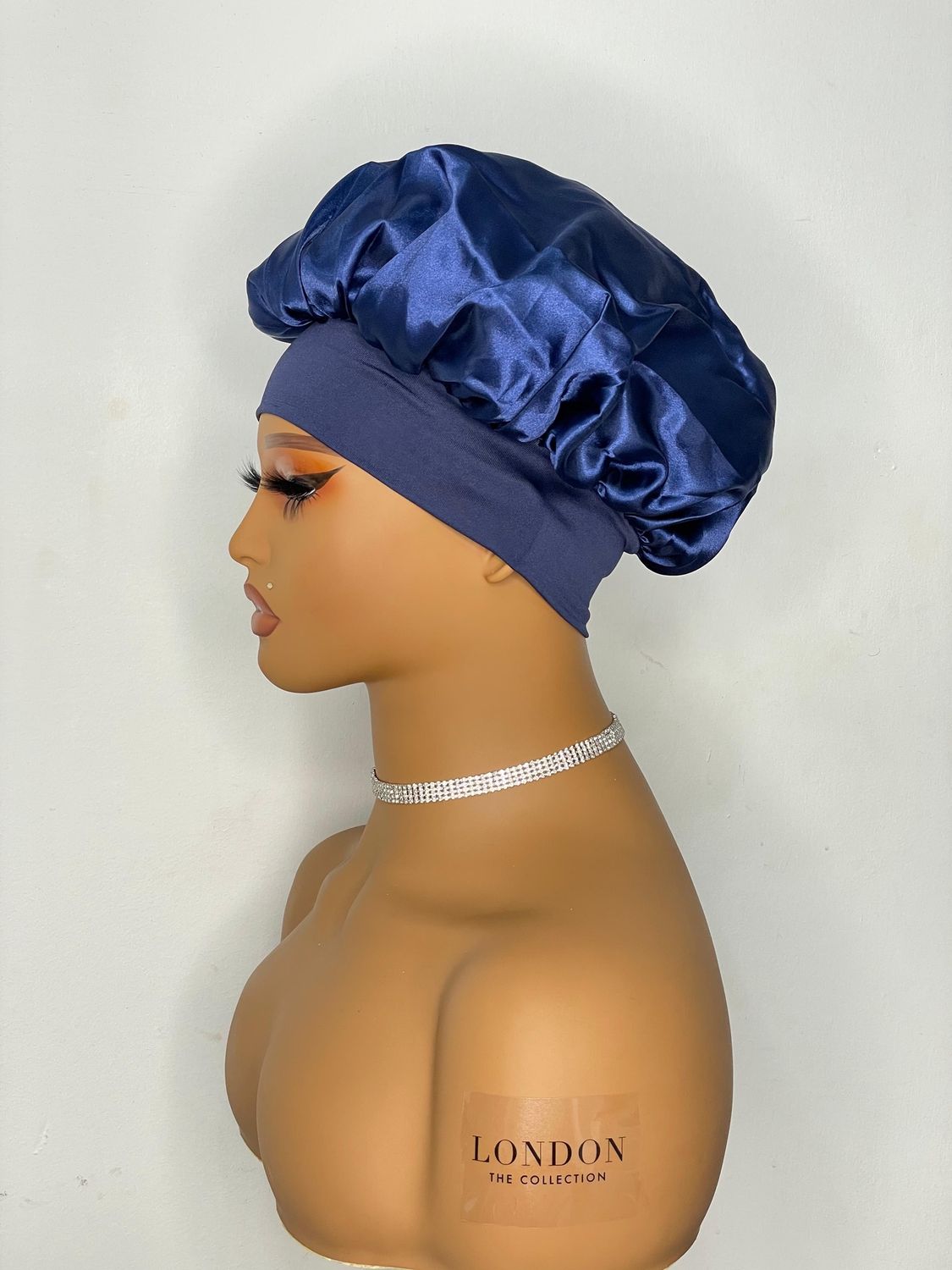 Satin Bonnet - Royal Blue