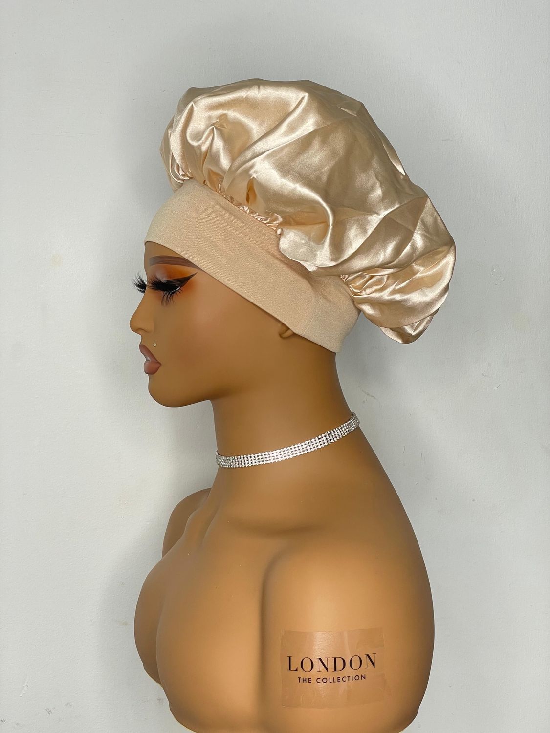 Satin Bonnet - Nude