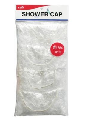 Eden - Shower Cap -Clear 8pk