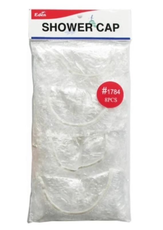 Eden - Shower Cap -Clear 8pk