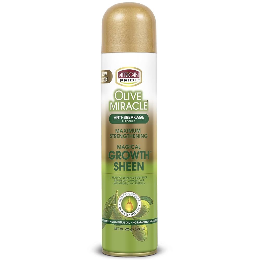 African Pride - Olive  Miracle Sheen Spray 8oz