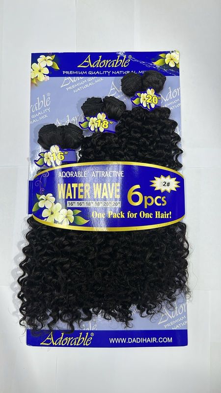 Adorable (Blue) - Water Wave 6pcs – (16/18/20) - #2