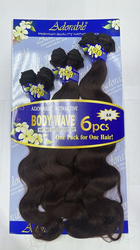 Adorable (Blue) - Body Wave 6pcs – (16/18/20) - #4