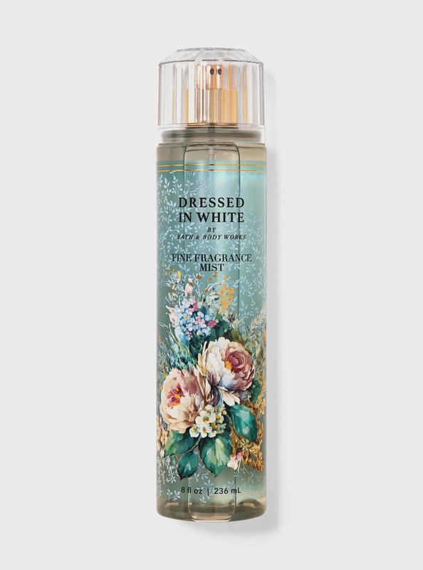 Bath &amp; Body - DRESSED IN WHITE Mist 8 fl oz / 236 ml