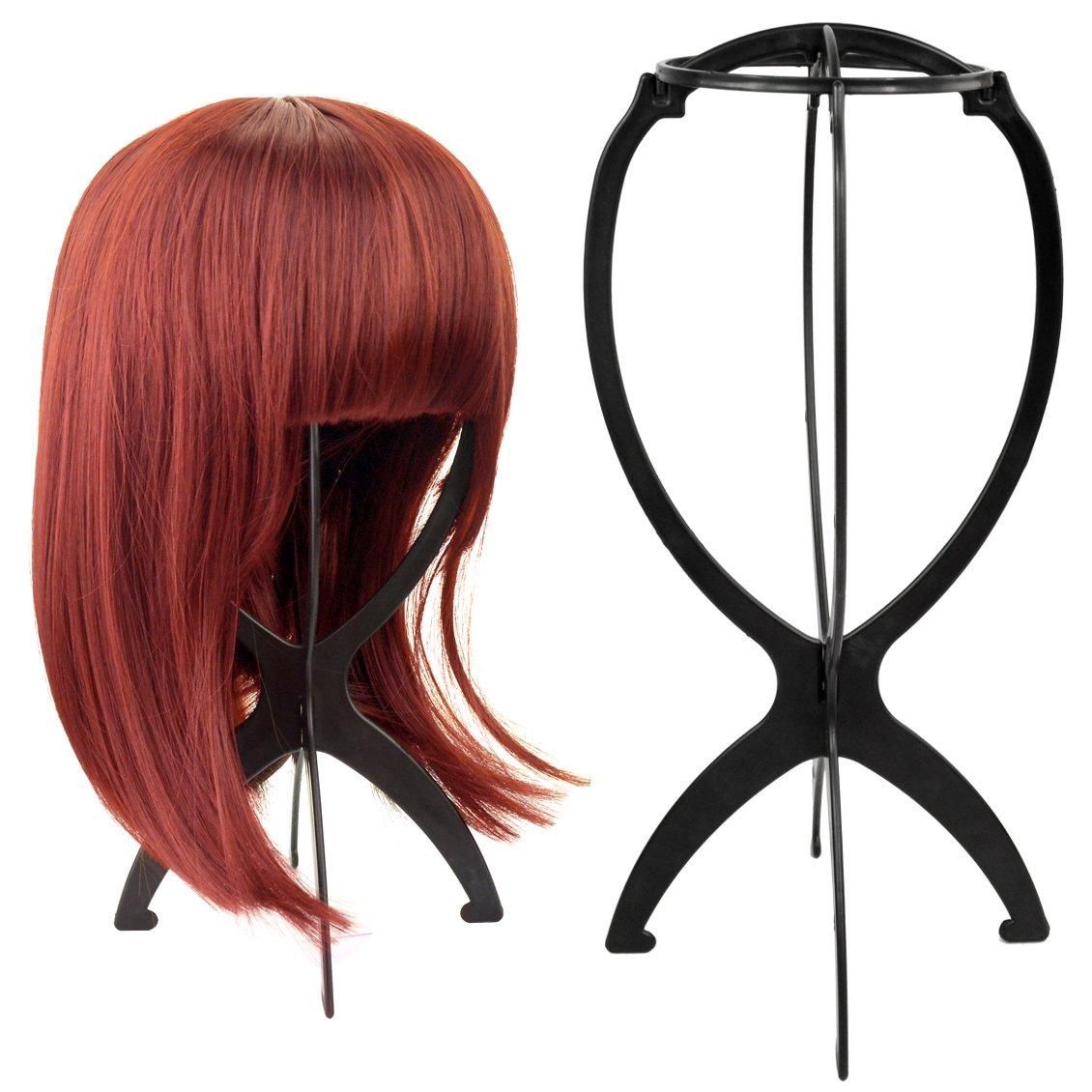 Foldable Plastic Wig Stand