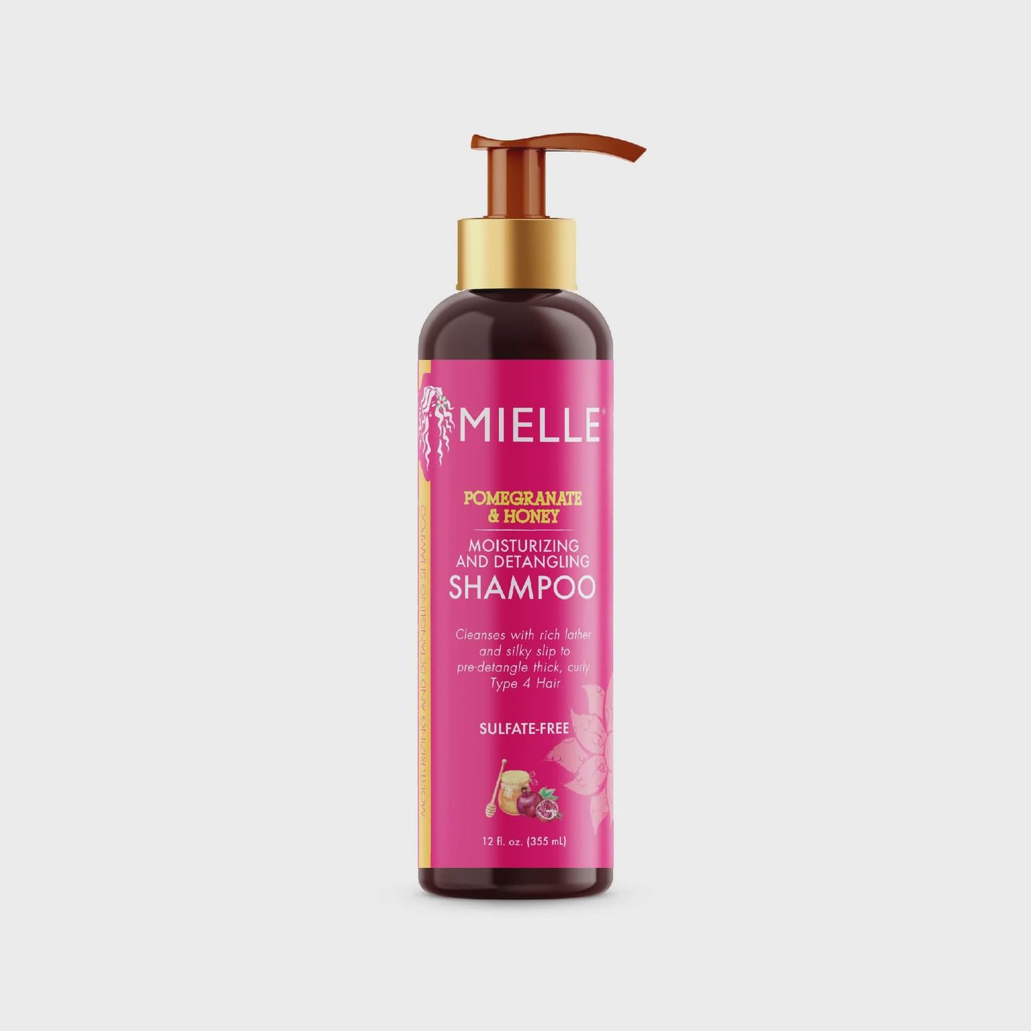 Mielle Moisture - Pomegranate &amp; Honey Moisturizing Detangling Shampoo 12oz
