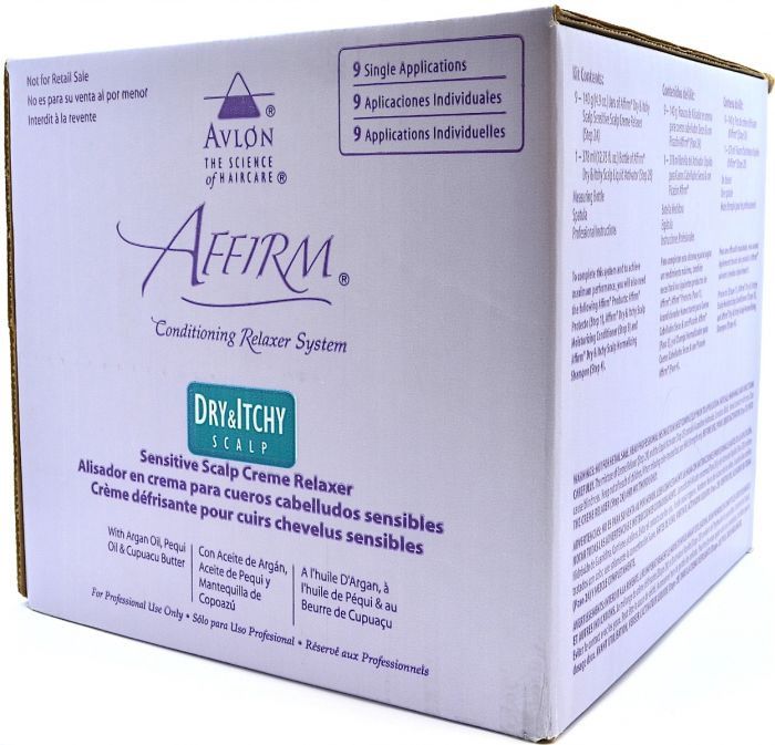 Affirm - Dry &amp; Itchy Scalp Relaxer - 9 Pack Kit