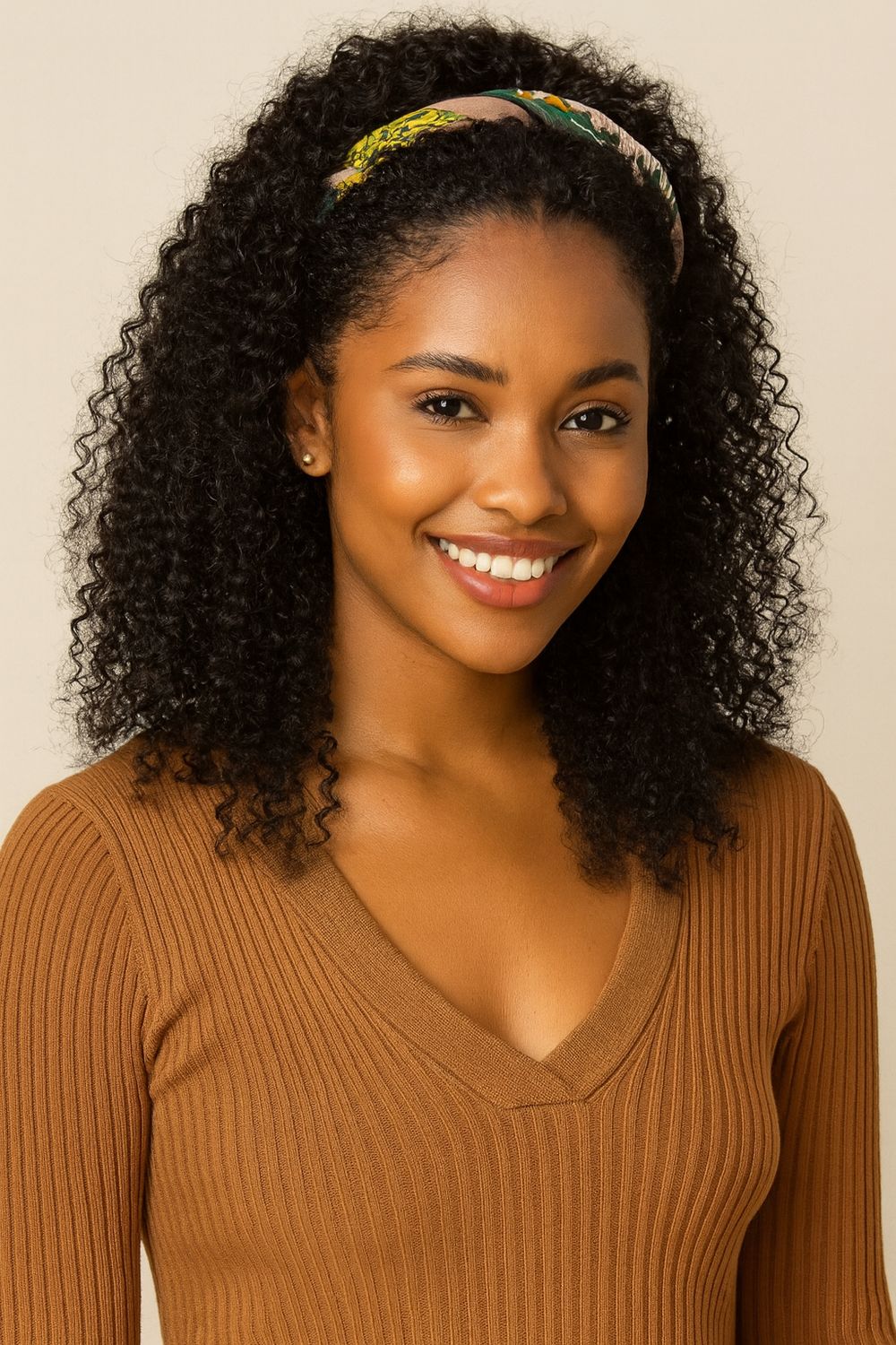 Half Wig - Kinky Curl 1B