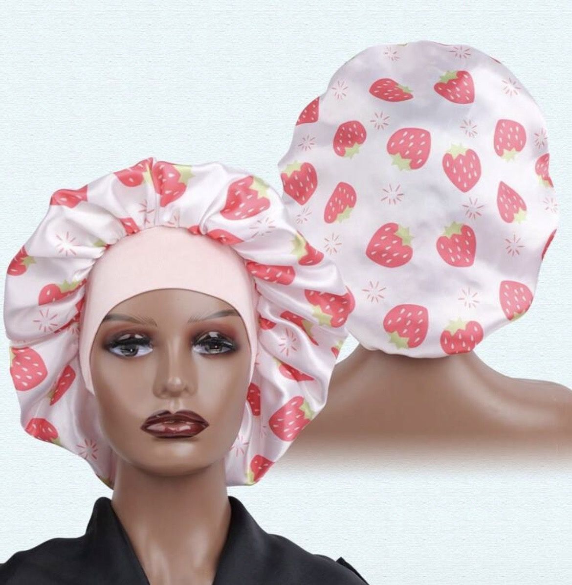 Satin Bonnet - Strawberry