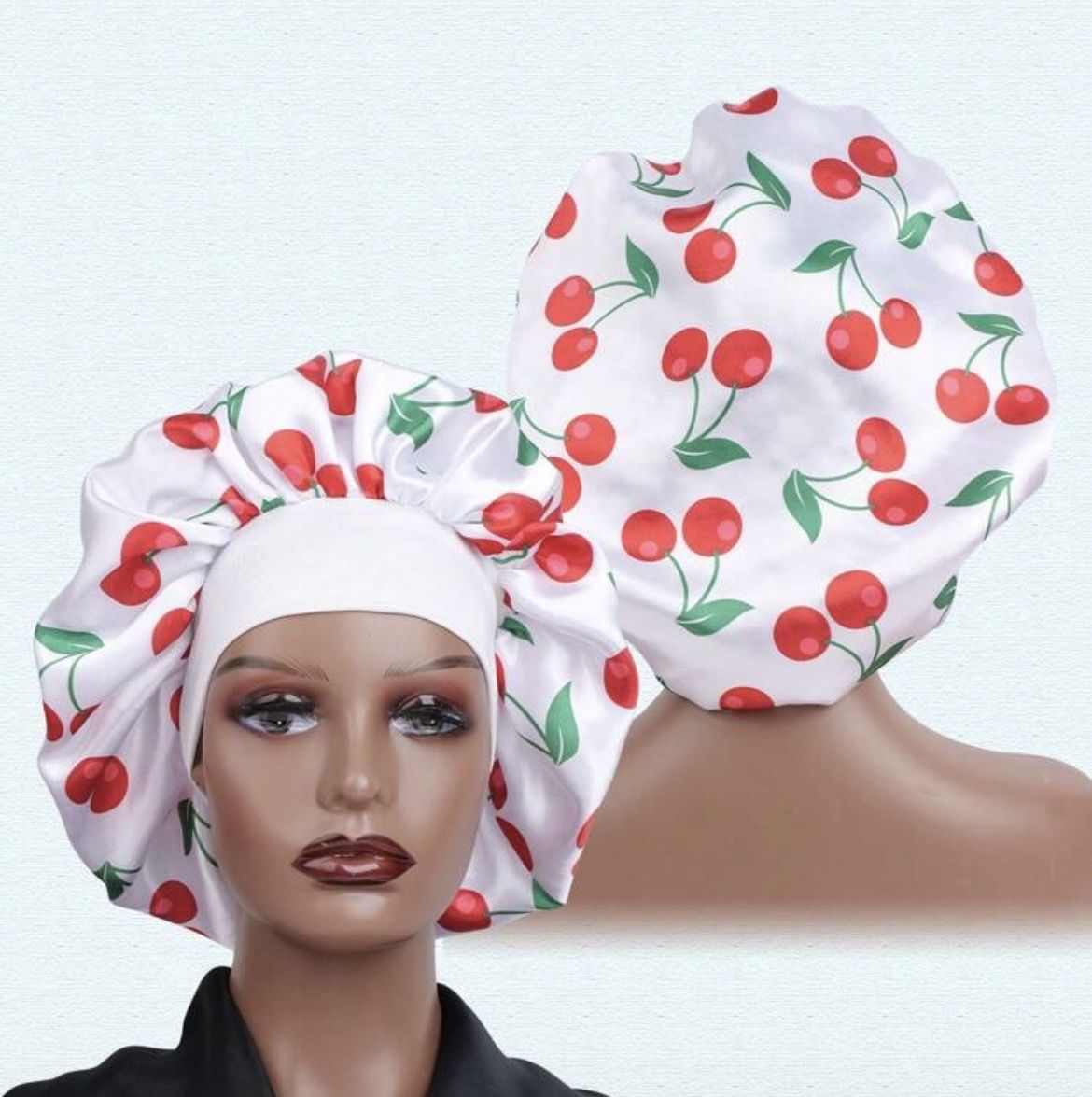 Satin Bonnet - Cherry