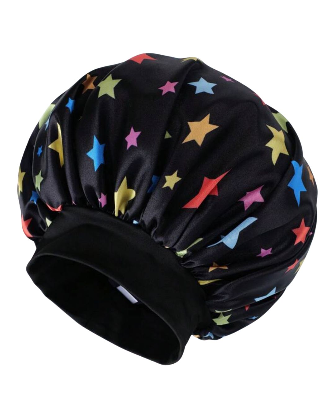 Satin Bonnet - Black Star