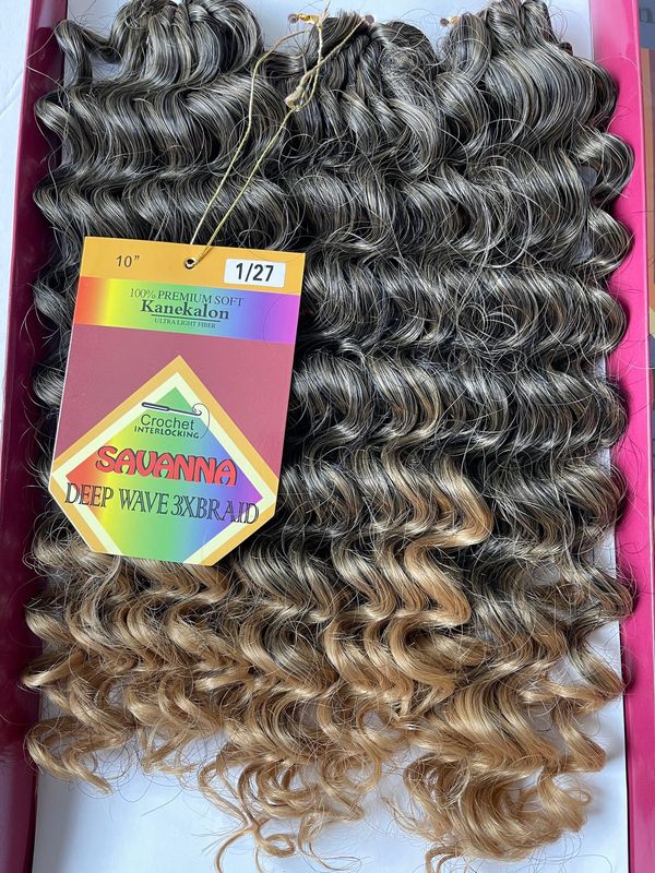 Dream Hair - Savanna - Deep Wave 3x Box Braid - #1B/27