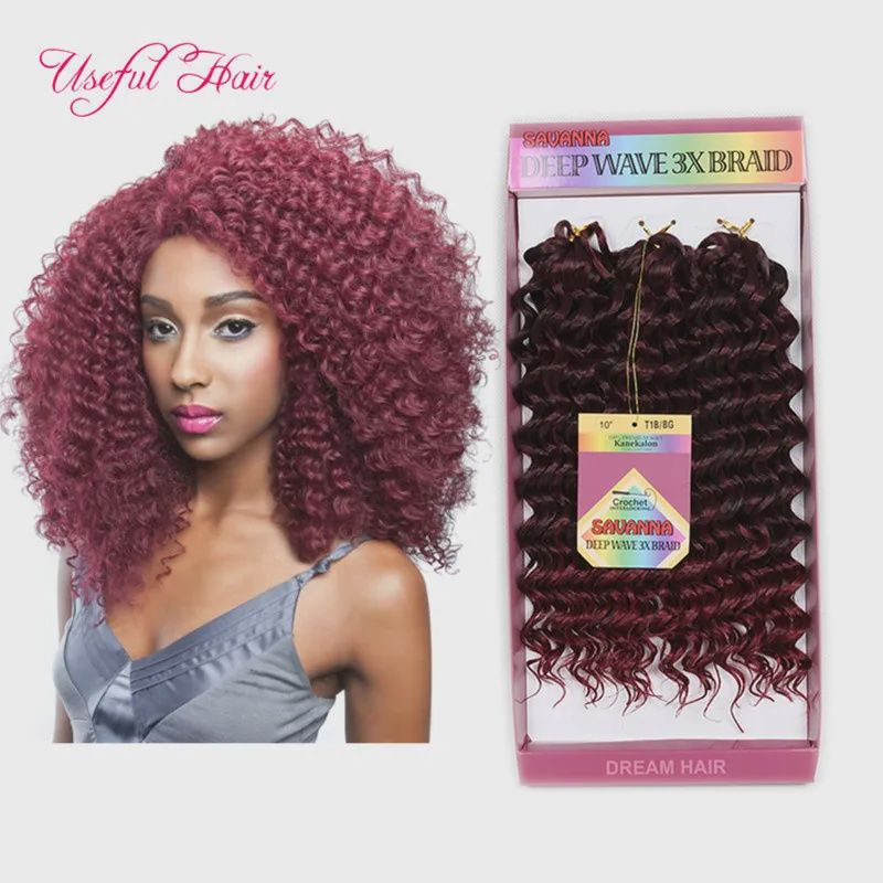 Dream Hair - Savanna - Deep Wave 3x Box Braid - #1B/BUG