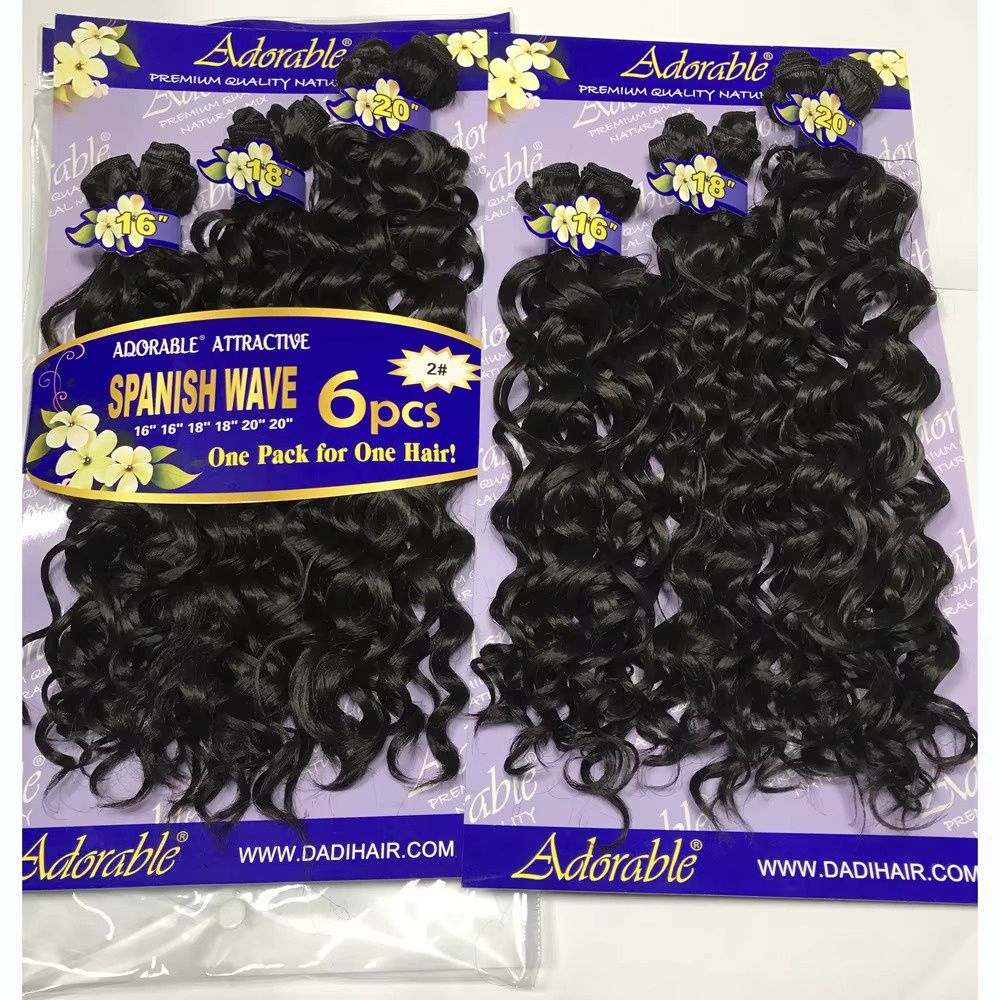 Adorable (Blue) - Spanish Wave 6pcs – (16/18/20) - #2