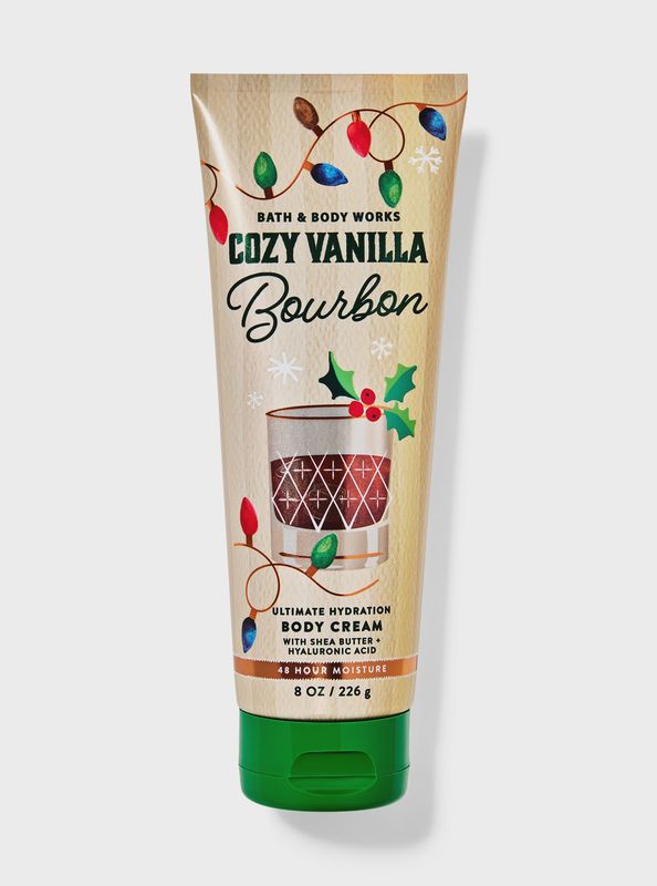 Bath &amp; Body - Cozy Vanilla Bourbon - Ultimate Hydration Body Cream 8oz