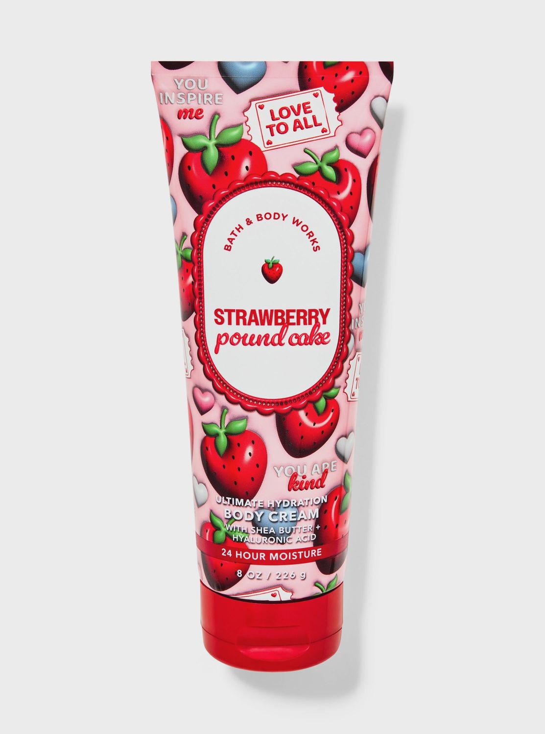 Bath &amp; Body - Strawberry Pound Cake - Ultimate Hydration Body Cream - 8oz