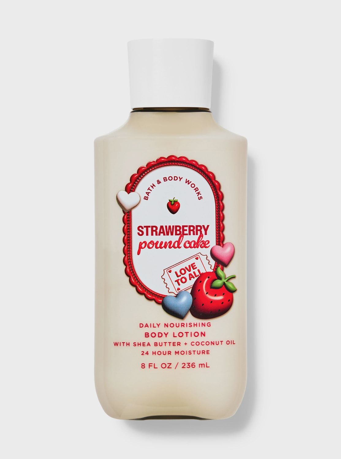 Bath &amp; Body - Strawberry Pound Cake - Body Lotion - 8oz