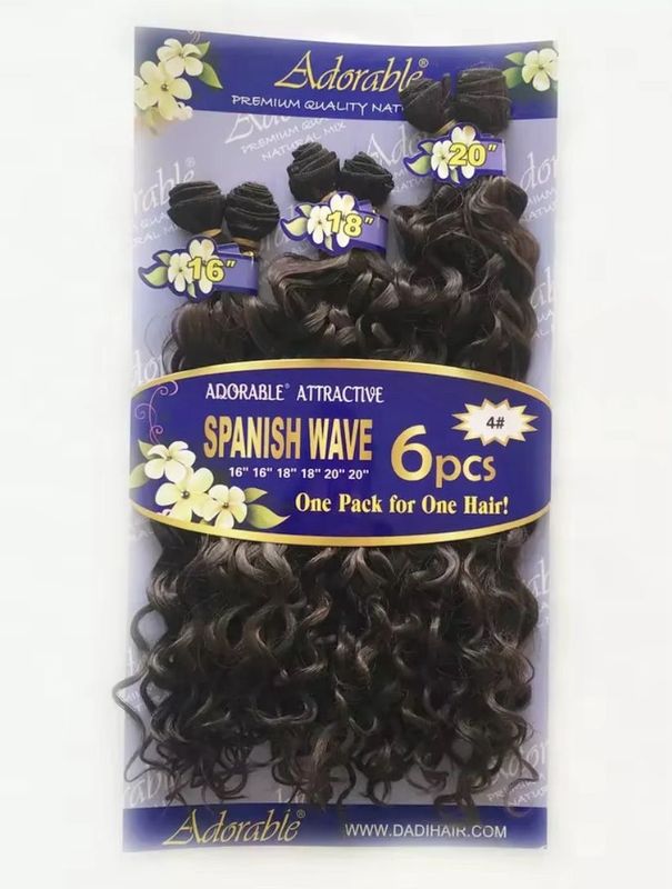 Adorable (Blue) - Spanish Wave 6pcs – (16/18/20) - #4