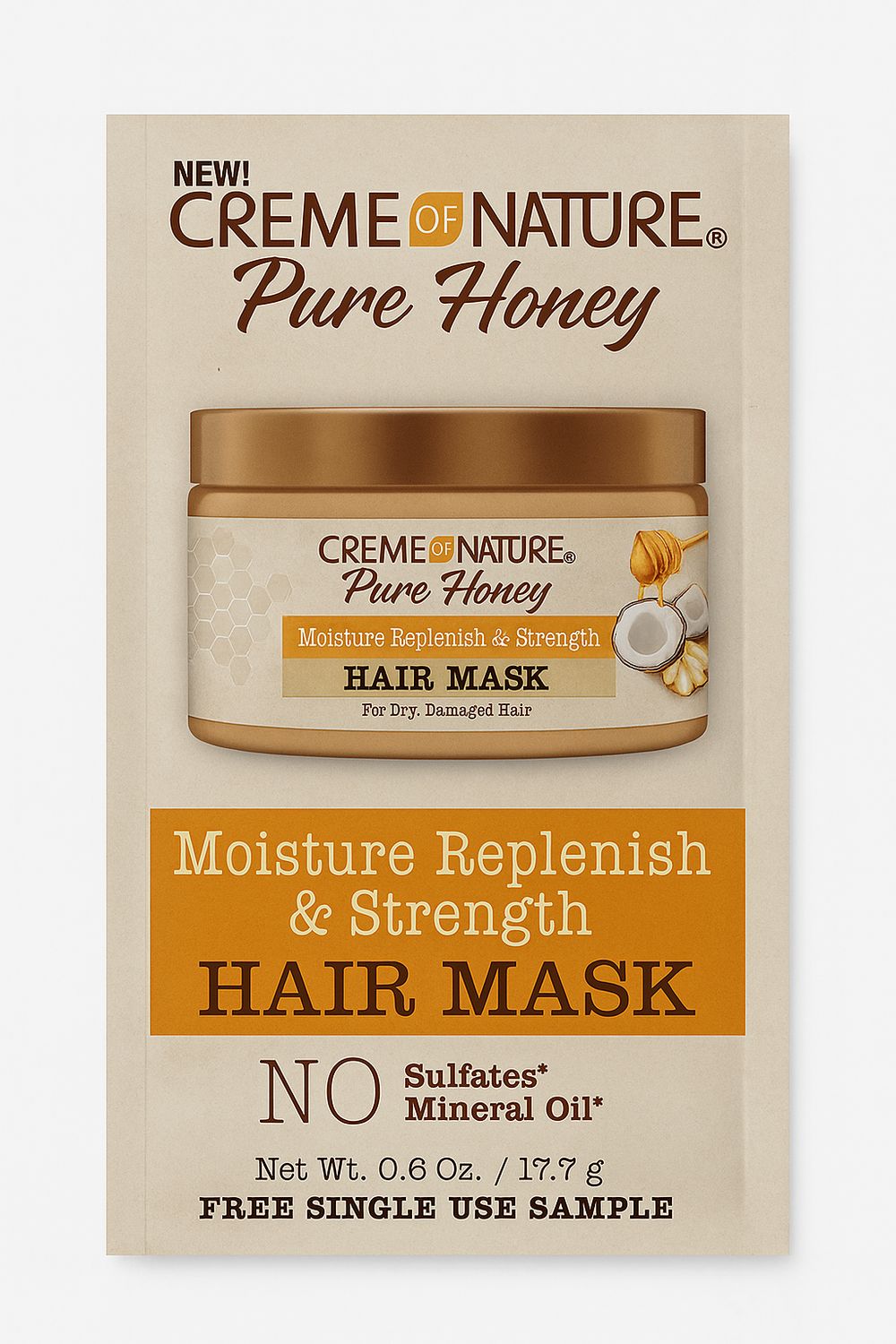 Creme of Nature - Pure Honey Hair Mask 0.6oz