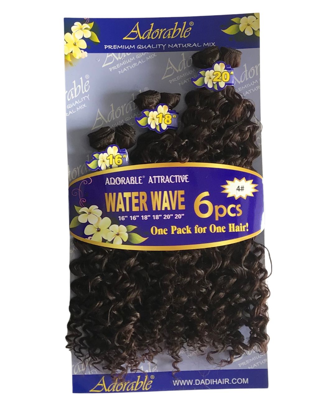 Adorable (Blue) - Water Wave 6pcs – (16/18/20) - #4