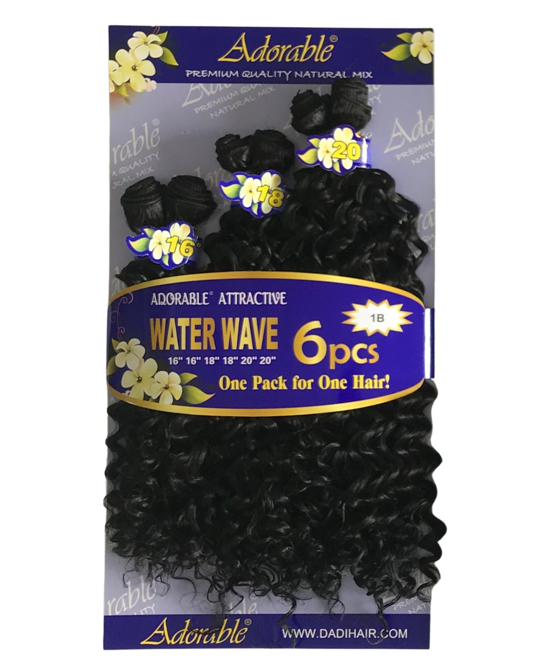 Adorable (Blue) - Water Wave 6pcs – (10/12/14) - #1B