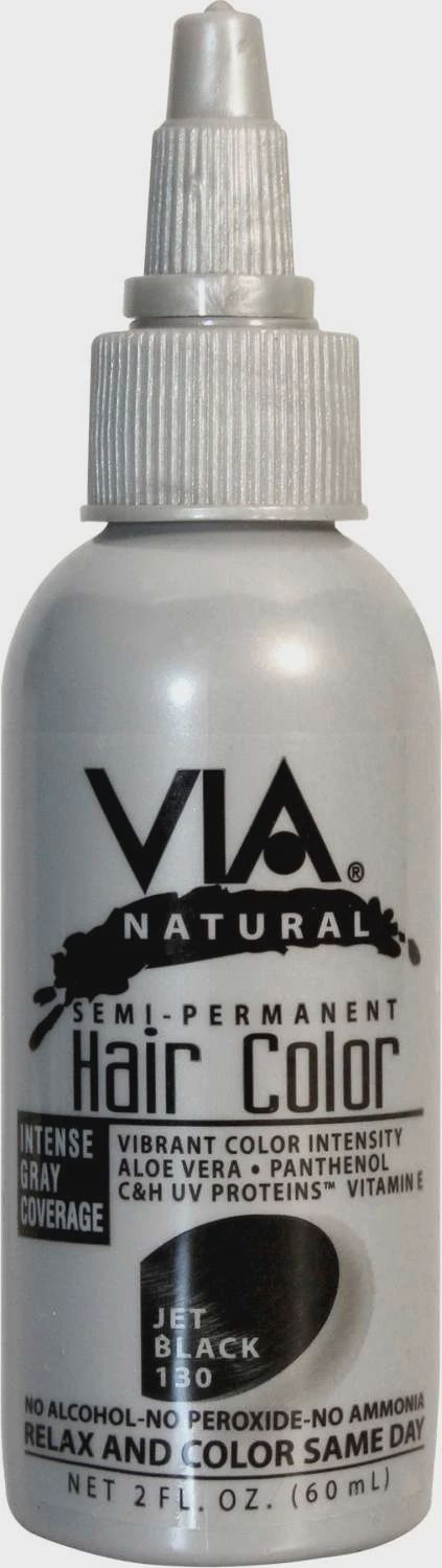 VIA NAT H/C  130 [JET BLK] 2oz